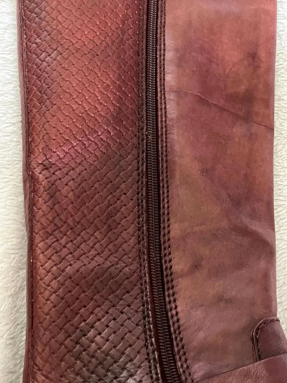 Antonio Melani Women's Tall Brown Leather Riding Boots size 8M